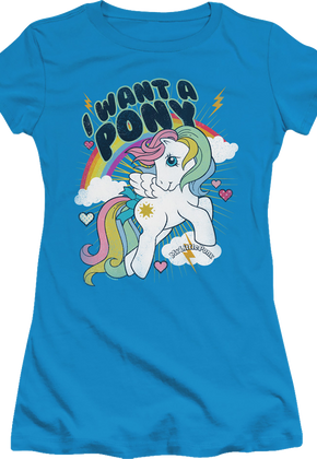 Ladies I Want A My Little Pony Shirt