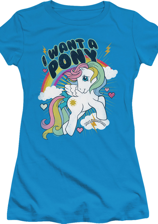 Ladies I Want A My Little Pony Shirt - main product image