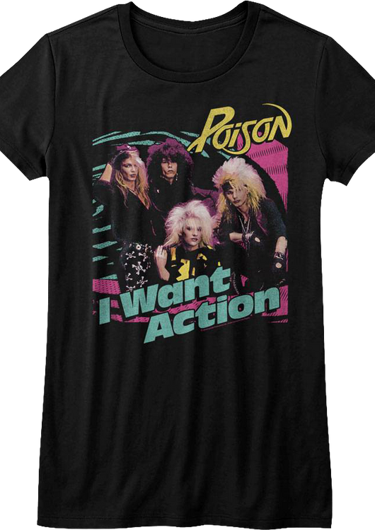 Womens I Want Action Poison Shirt - main product image
