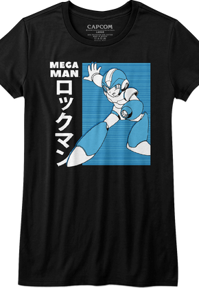 Womens Japanese Mega Man Shirt