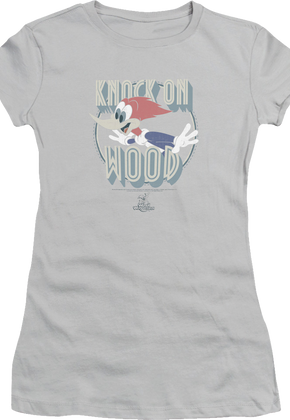 Ladies Knock Woody Woodpecker Shirt