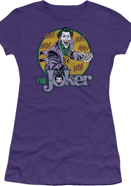 Ladies Laughing Joker Batman Shirt - main product image