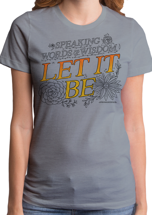 Ladies Let It Be Beatles Shirt - main product image