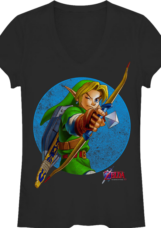 Junior Link V-Neck Legend of Zelda Shirt - main product image