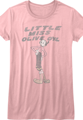Womens Little Miss Olive Oyl Popeye Shirt