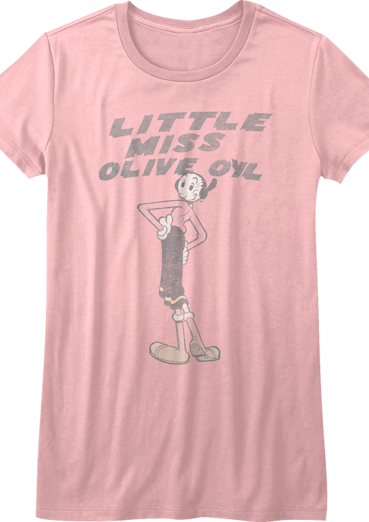 Womens Little Miss Olive Oyl Popeye Shirt - main product image