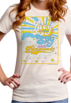 Ladies Lucy In The Sky With Diamonds Beatles Shirt