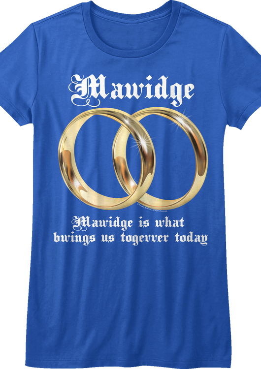 Womens Mawidge Princess Bride Shirt - main product image