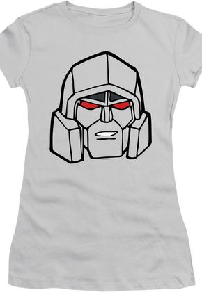 Ladies Megatron Head Shot Transformers Shirt