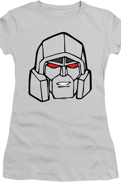 Ladies Megatron Head Shot Transformers Shirtmain product image