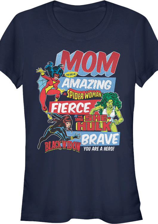 Ladies Mother's Day Marvel Comics Shirt - main product image