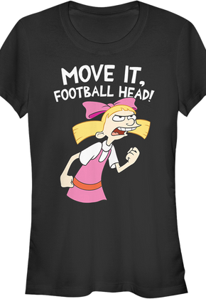 Ladies Move It Football Head Hey Arnold Shirt