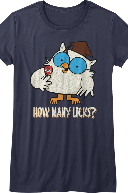 Womens Mr. Owl How Many Licks Tootsie Pop Shirtmain product image