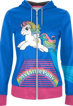 Ladies Rainbow Leap My Little Pony Hoodie