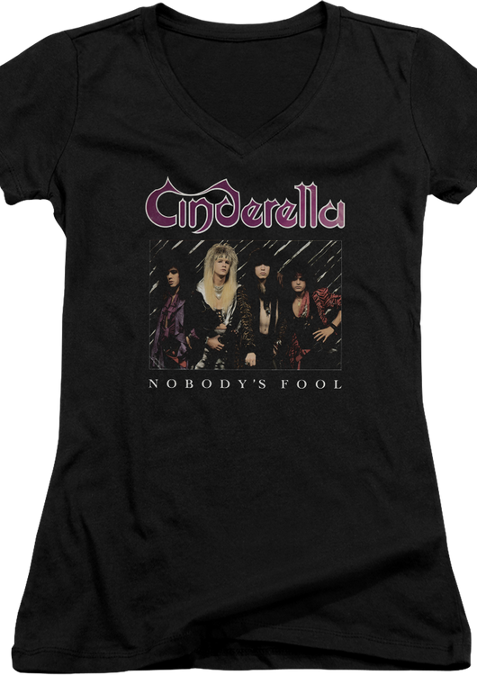 Junior Nobody's Fool Cinderella V-Neck Shirt - main product image