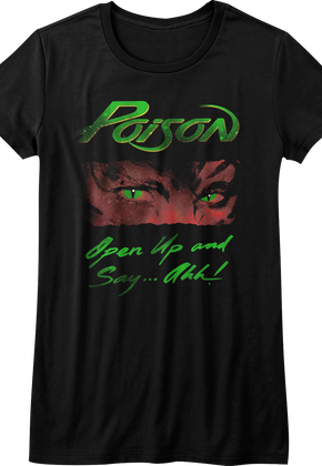 Womens Open Up and Say Ahh Poison Shirt