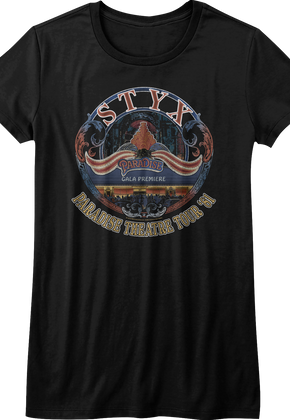 Womens Paradise Theatre Tour Styx Shirt