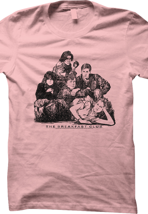 Ladies Pink Breakfast Club Shirt