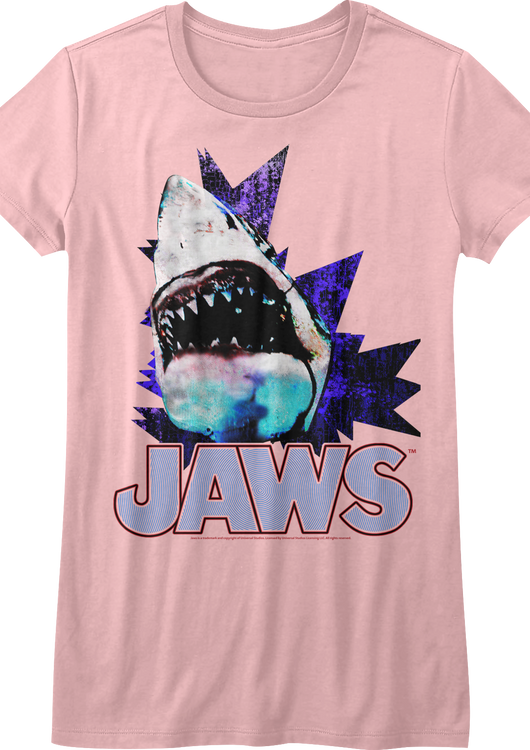 Womens Pink Jaws Shirt - main product image