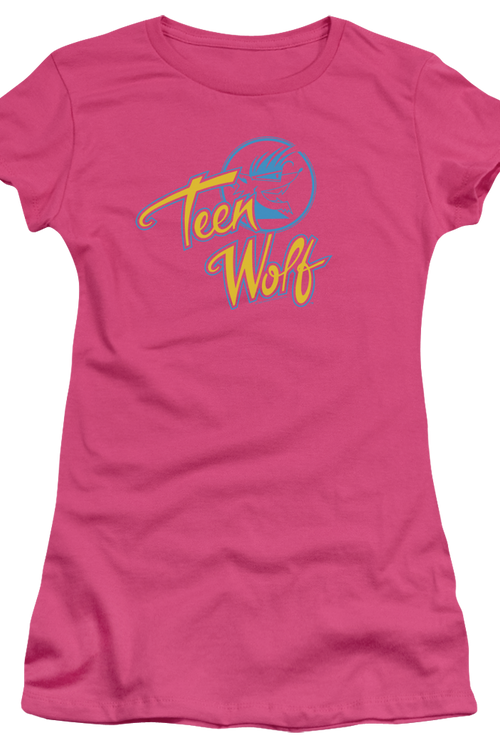 Ladies Pink Teen Wolf Shirtmain product image