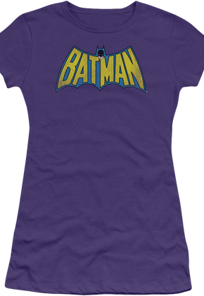 Ladies Purple Batman Shirt