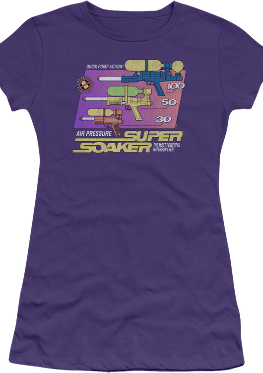 Ladies Purple Super Soaker Shirt - main product image