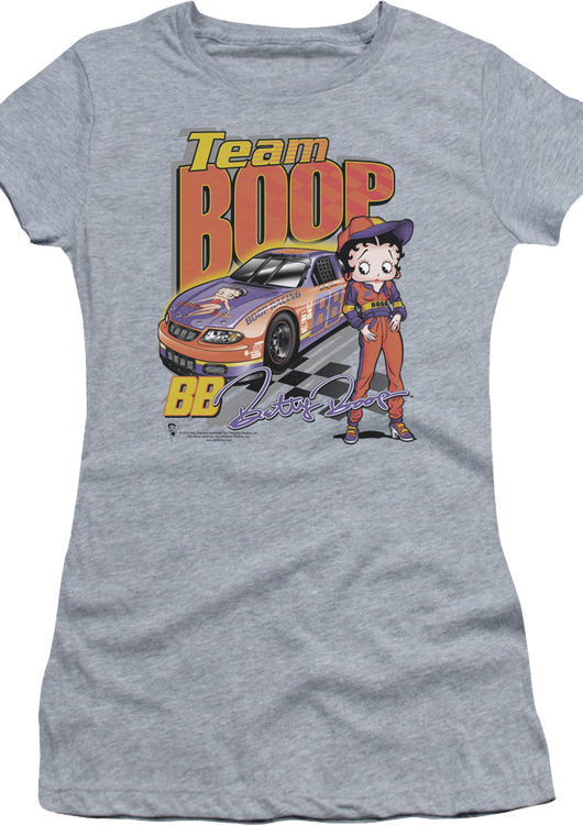 Ladies Racing Betty Boop Shirt - main product image