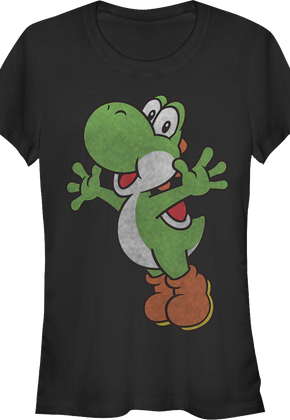 Ladies Retro Yoshi Super Mario Bros. Shirt