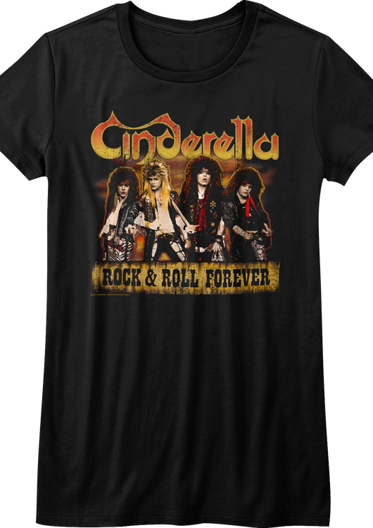 Ladies Rock and Roll Forever Cinderella Shirt - main product image