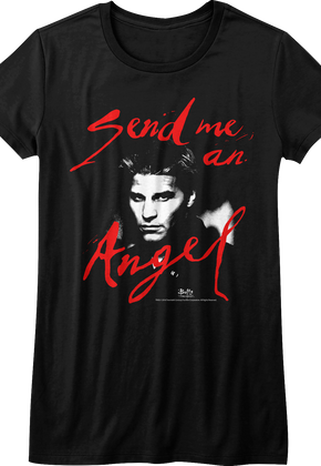 Womens Send Me An Angel Buffy The Vampire Slayer Shirt