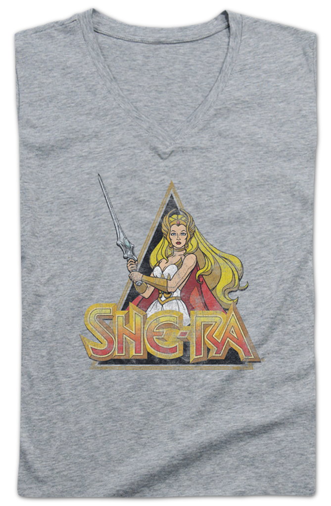 Ladies She-Ra V-Neck Shirt
