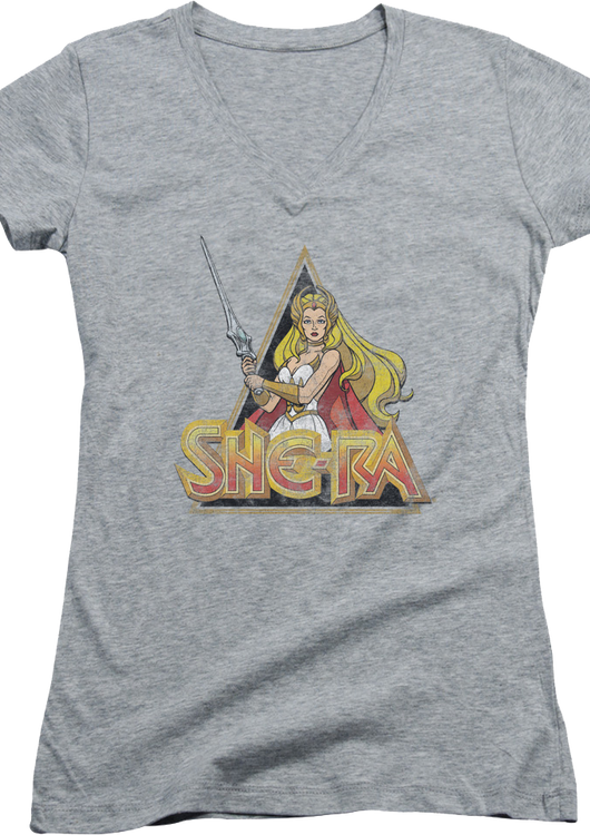 Ladies She-Ra V-Neck Shirt - main product image
