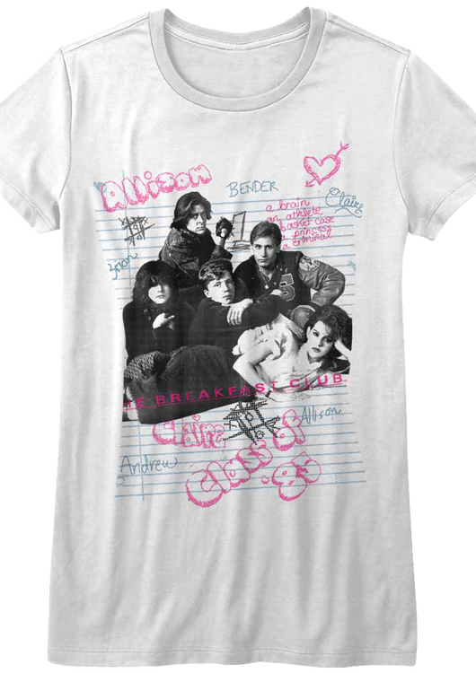 Womens Sketches Breakfast Club Shirt - main product image
