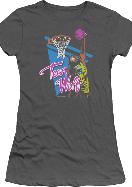 Ladies Slam Dunk Teen Wolf Shirt - main product image