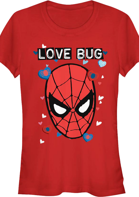 Ladies Spider-Man Love Bug Marvel Comics Shirt - main product image
