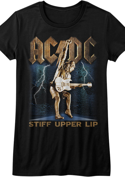 Ladies Stiff Upper Lip ACDC Shirt - main product image