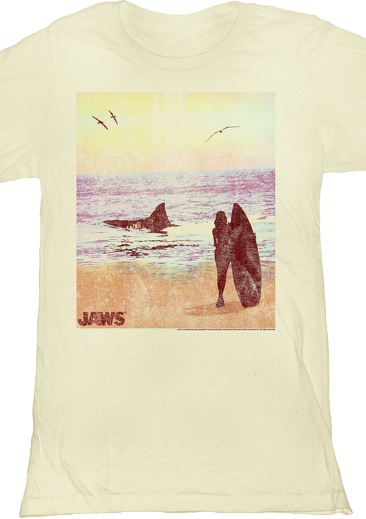 Ladies Surfboard Jaws Shirt - main product image