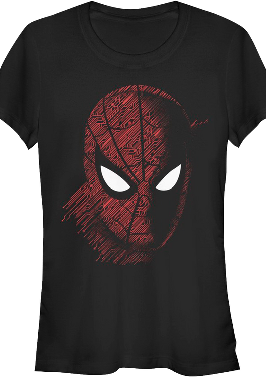 Ladies Tech Portrait Spider-Man Shirt - main product image
