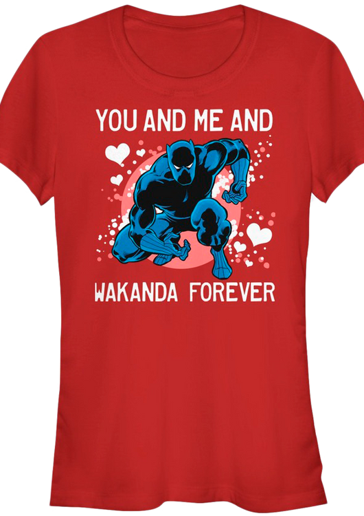 Ladies You And Me And Wakanda Forever Black Panther Shirt - main product image