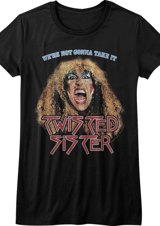 Ladies We're Not Gonna Take It Twisted Sister Shirt - main product image