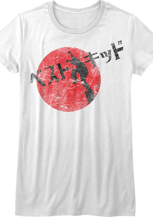 Ladies White Karate Kid Shirt - main product image
