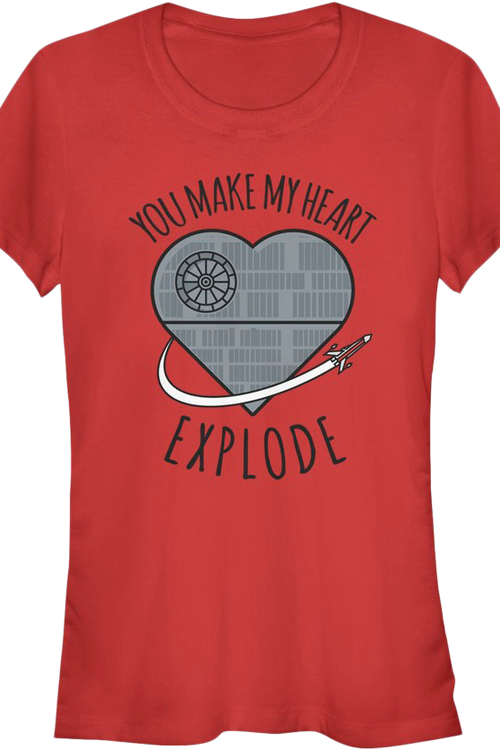 Ladies You Make My Heart Explode Star Wars Shirtmain product image