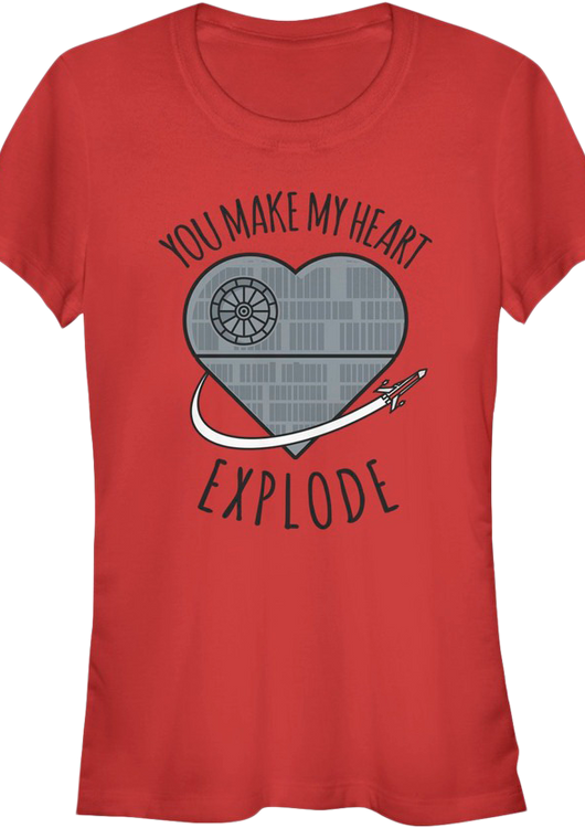 Ladies You Make My Heart Explode Star Wars Shirt - main product image
