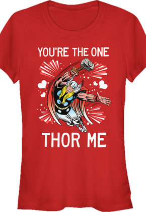 Junior You're The One Thor Me Marvel Comics Shirt