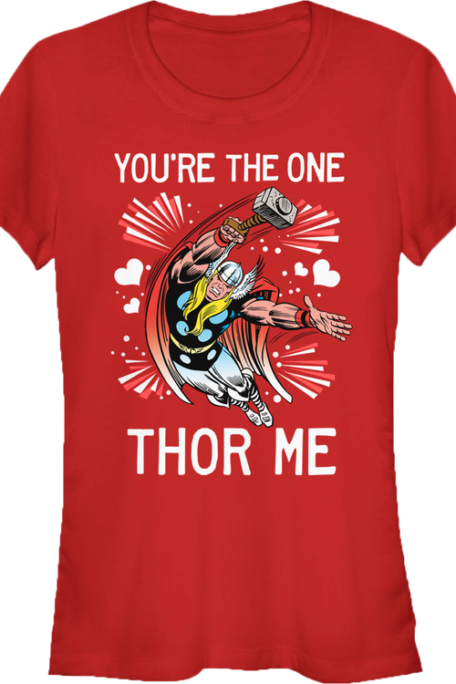 Junior You're The One Thor Me Marvel Comics Shirtmain product image
