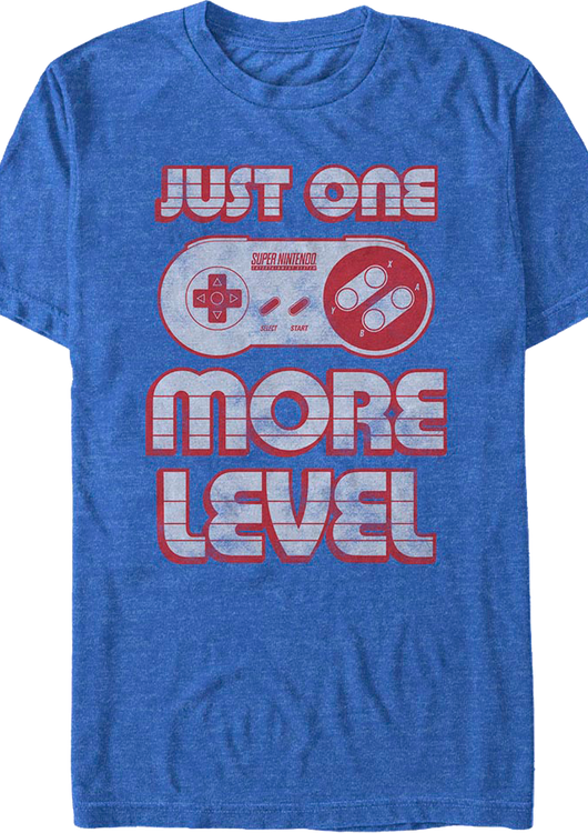 Just One More Level Super Nintendo T-Shirt - main product image