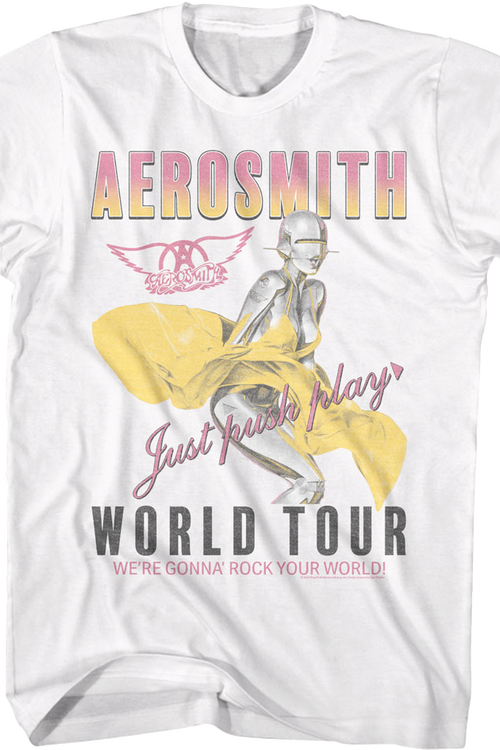 Aerosmith just push play online t shirt