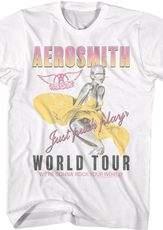 Just Push Play World Tour Aerosmith T-Shirt - main product image