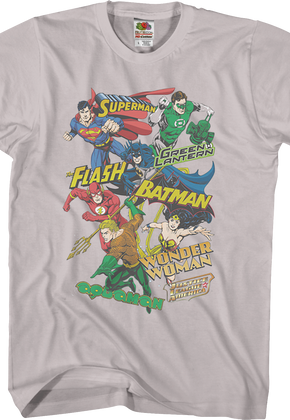 Justice League of America Characters T-Shirt