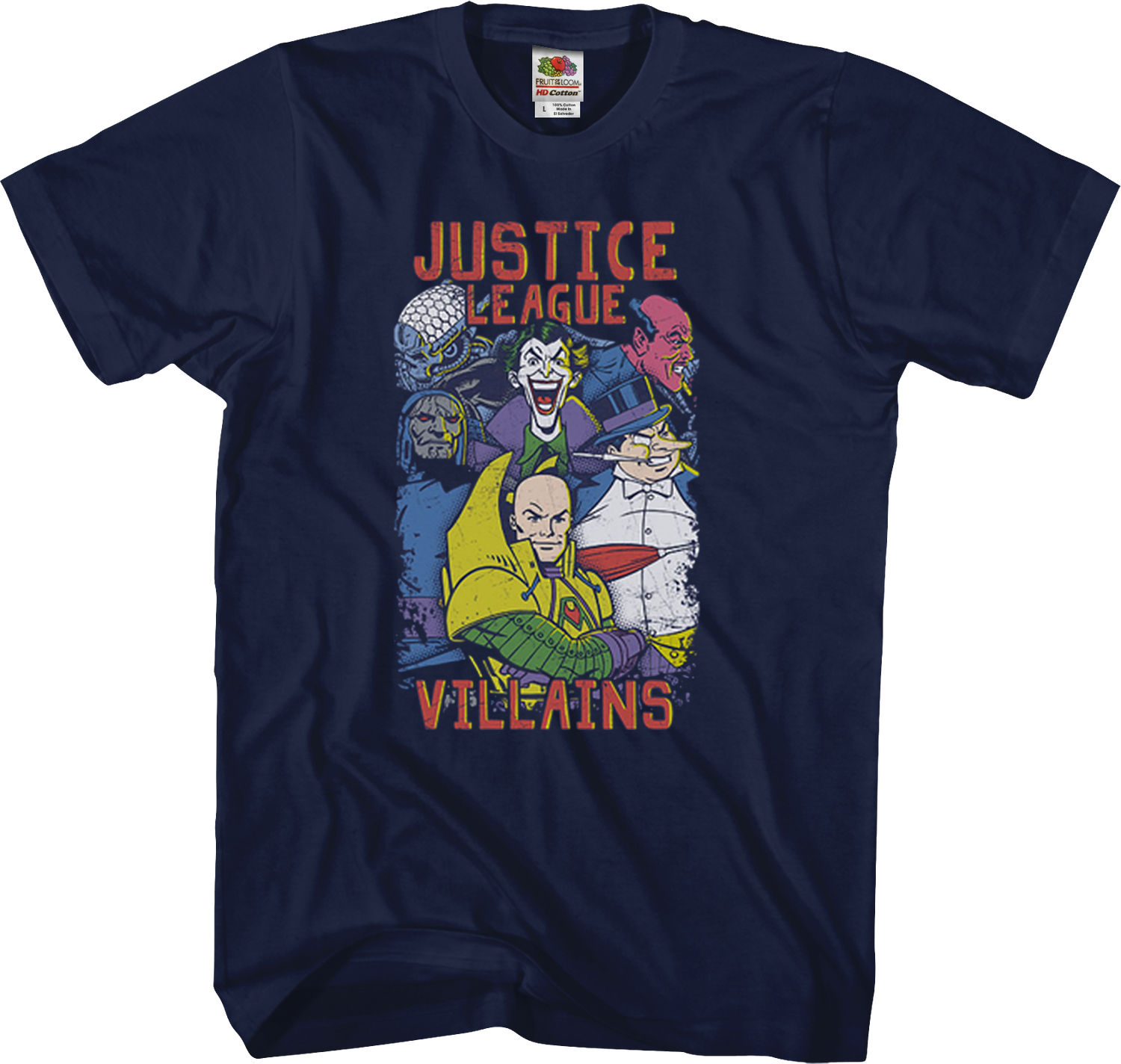 Justice League Villains T-Shirt: DC Comics Mens T-Shirt